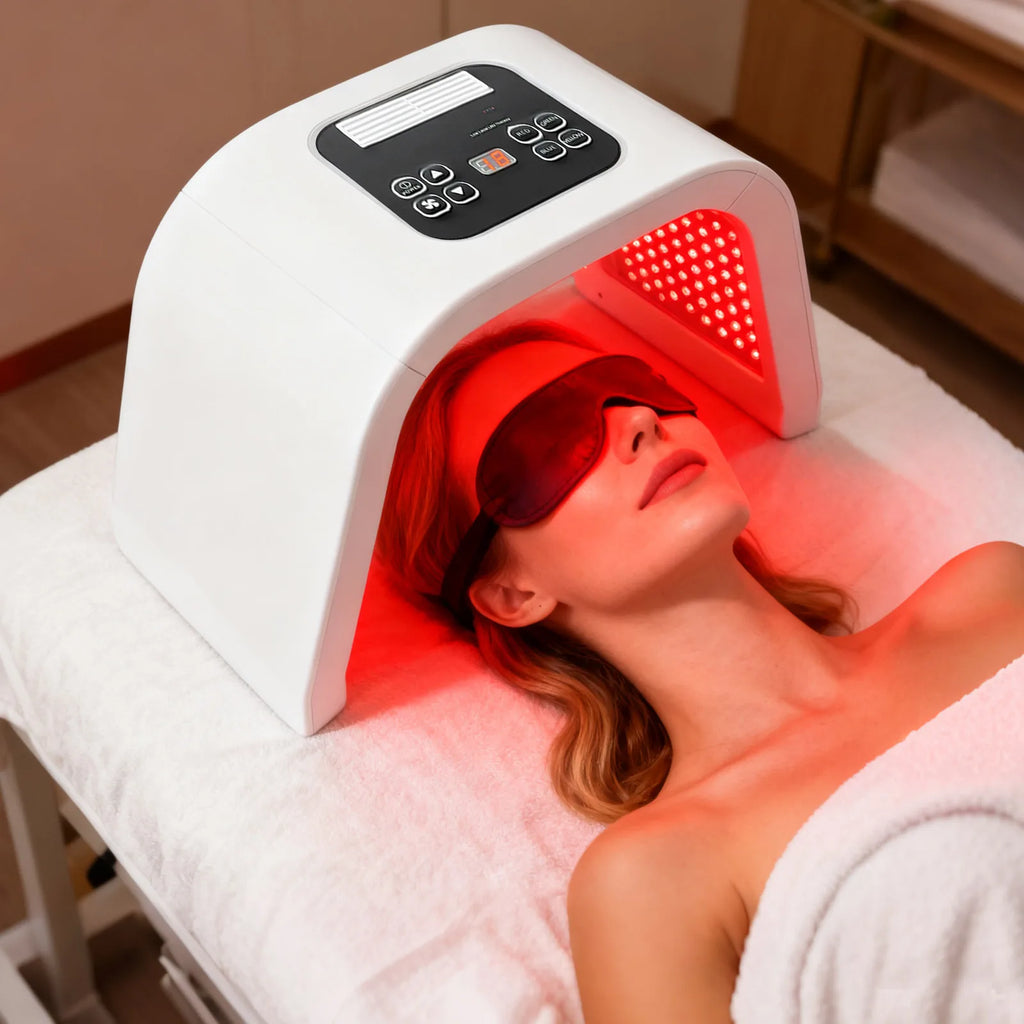 Professional 7-Color LED Phototherapy Facial Tunnel – 287 SMD LED Skin Rejuvenation & Anti-Aging Machine