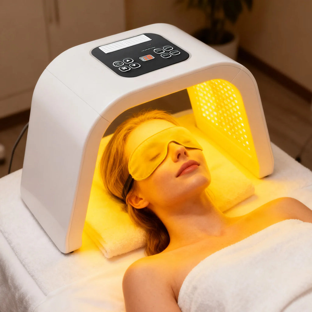 Professional 7-Color LED Phototherapy Facial Tunnel – 287 SMD LED Skin Rejuvenation & Anti-Aging Machine