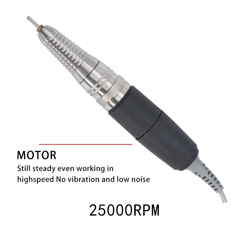 Professional UP200 Nail Drill Machine – 25,000 RPM Electric E-File for Acrylic & Gel Nails, Low Noise & Low Vibration Salon System