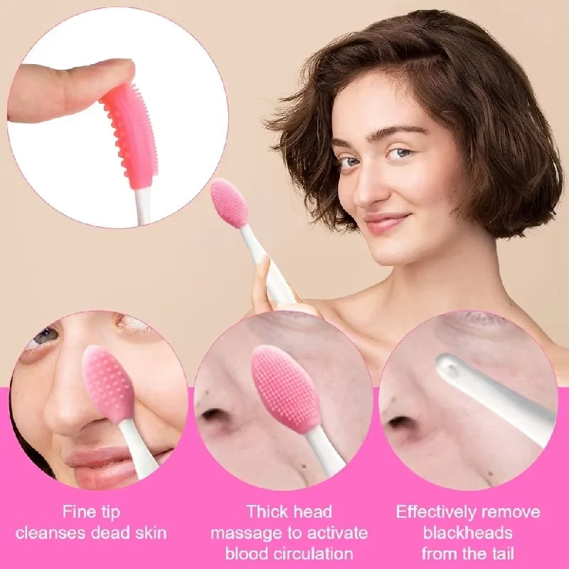 9-Piece Ultimate Skincare & Spa Set – Silicone Facial Cleansing Brushes, Spa Headbands & Wrist Washbands Kit