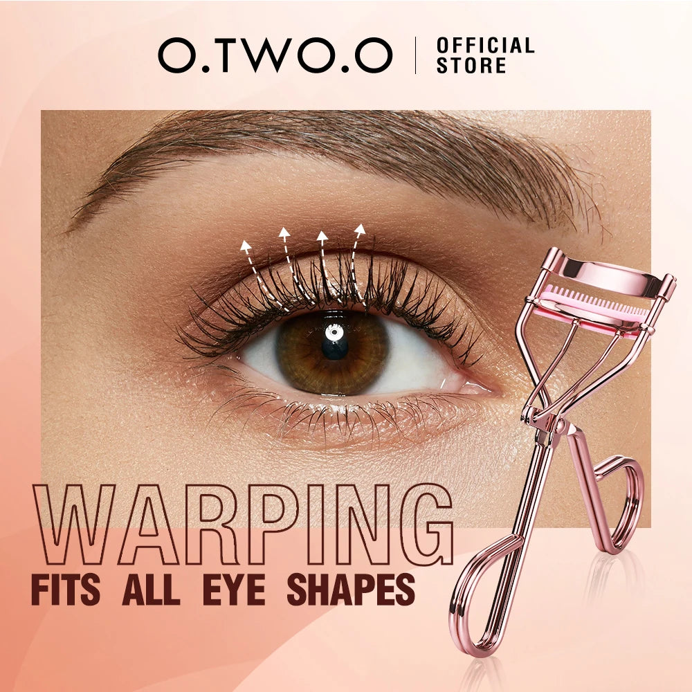 O.TWO.O 36H Hyper Curl Waterproof Mascara & Eyelash Curler Set | Smudge-Proof Lash Lifting Makeup Kit