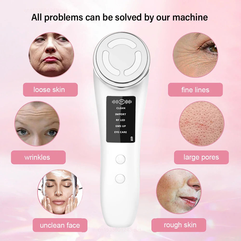 5-in-1 Professional Anti-Aging Facial Rejuvenation & Skin Tightening Device