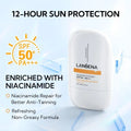 LANBENA Niacinamide Sunscreen SPF 50+ PA+++ – 12-Hour Long-Lasting Protection & Brightening for Sensitive Skin (30ml)