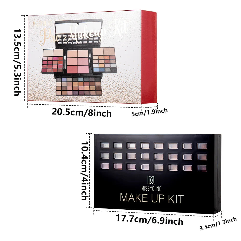 MISSYOUNG All-in-One Professional Makeup Kit | 77-Piece Gorgeous Cosmetic Gift Set