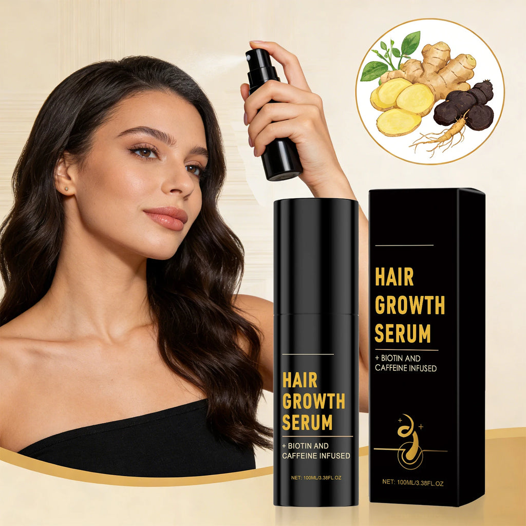 Premium Hair Growth Serum – Biotin & Caffeine Infused Formula (100ml / 3.38 FL.OZ)