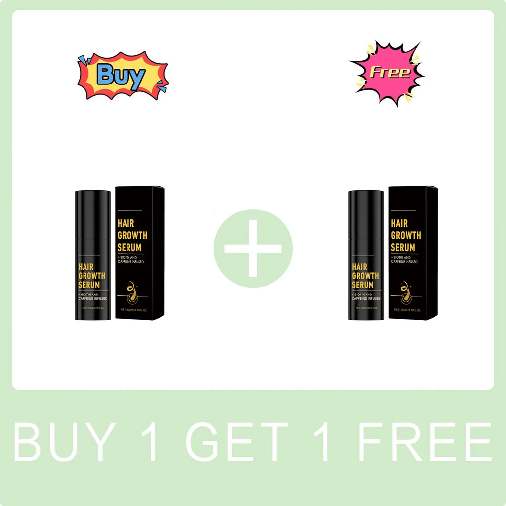 Premium Hair Growth Serum – Biotin & Caffeine Infused Formula (100ml / 3.38 FL.OZ)