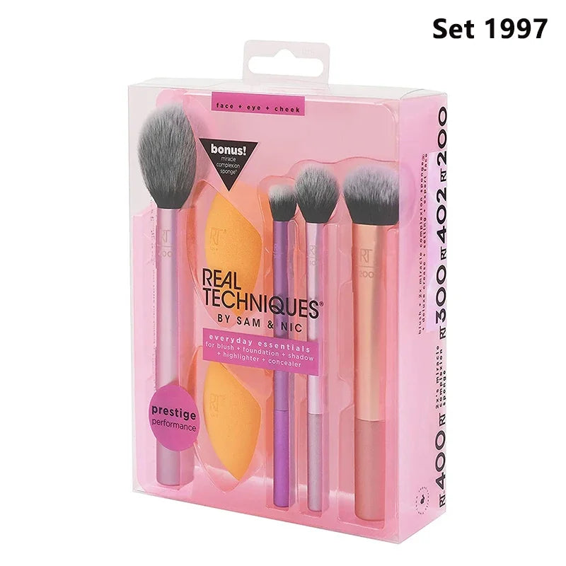 Real Techniques Professional Makeup Brush Sets & Individual Cosmetic Tools