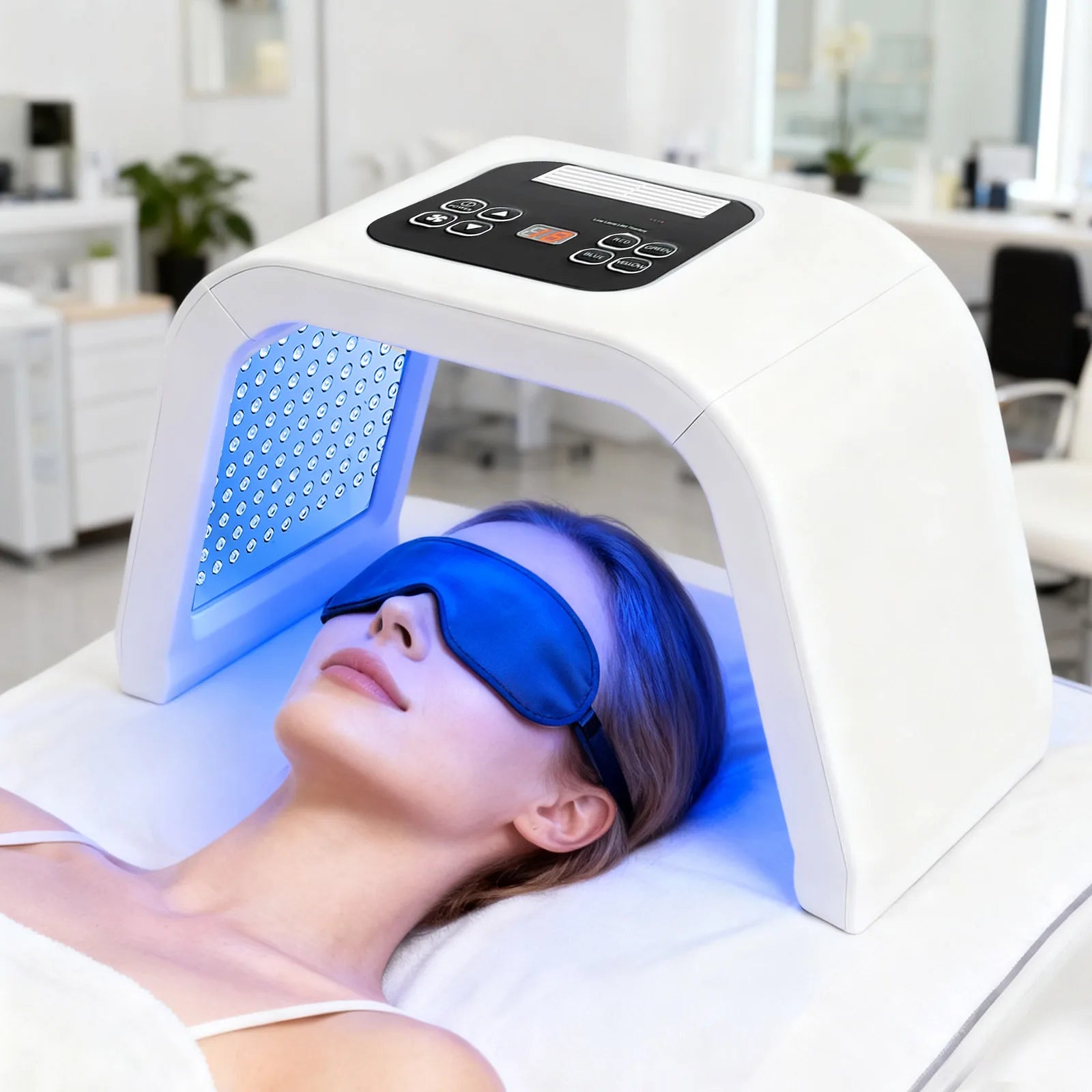 Professional 7-Color LED Phototherapy Facial Tunnel – 287 SMD LED Skin Rejuvenation & Anti-Aging Machine
