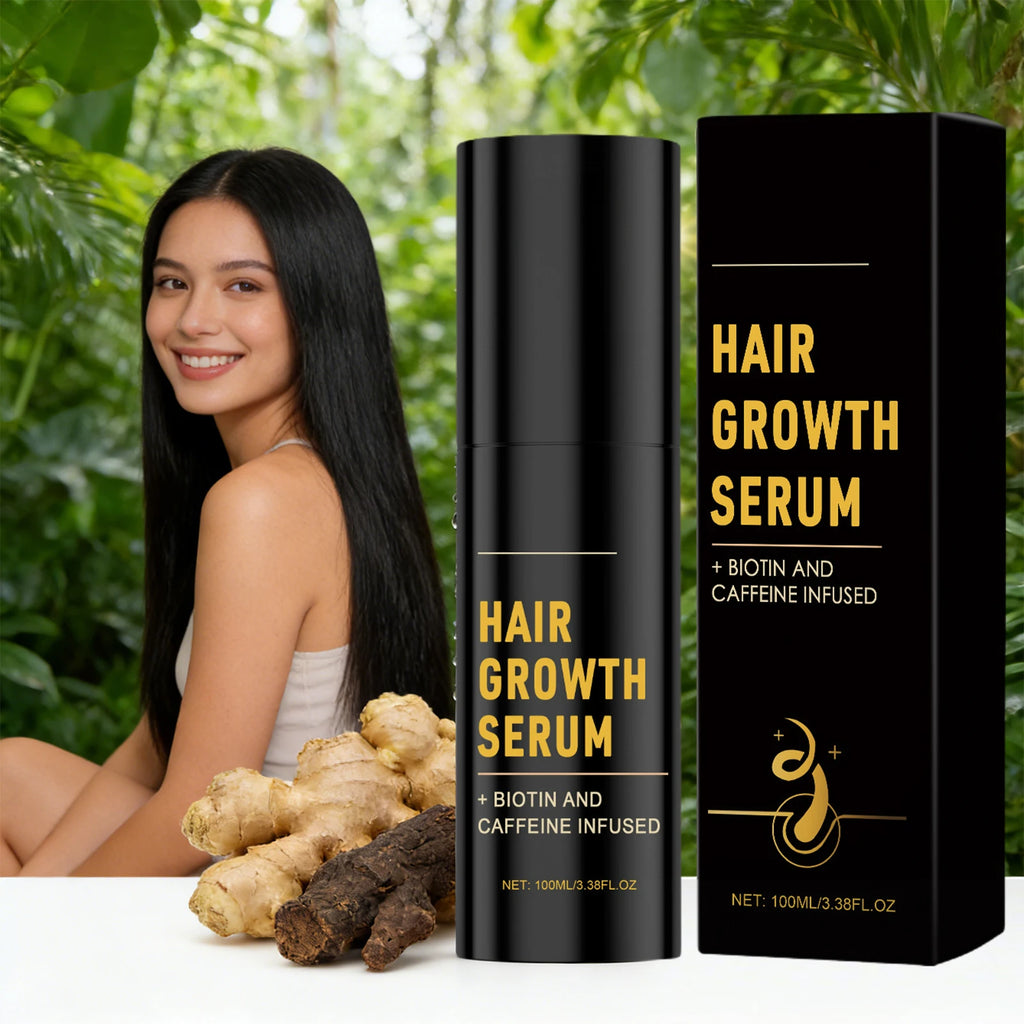 Premium Hair Growth Serum – Biotin & Caffeine Infused Formula (100ml / 3.38 FL.OZ)