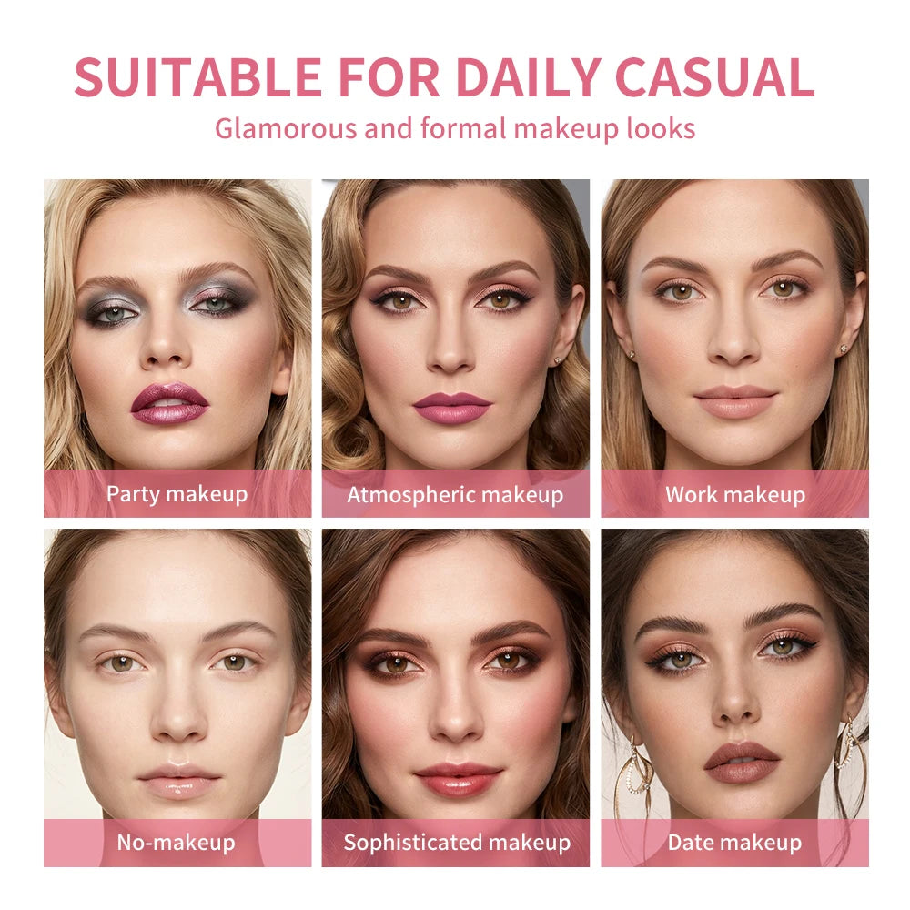 Danchel All-in-One Full-Face Makeup Kit – Ultimate Cosmetics Set with Palettes, Brushes & Travel Bag