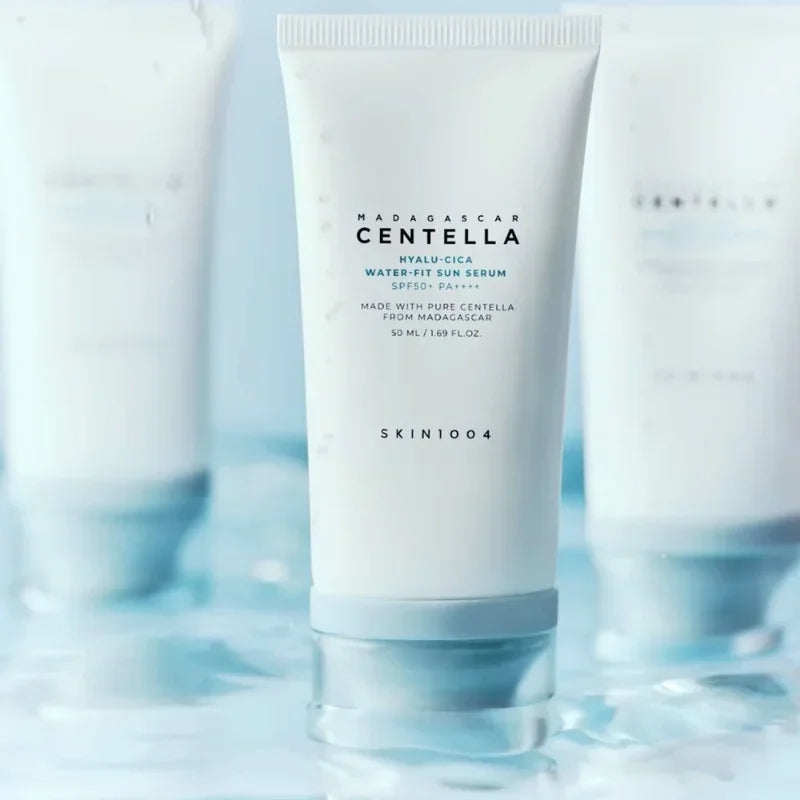 SKIN1004 Madagascar Centella Hyalu-Cica Water-Fit Sun Serum SPF50+ PA++++ (50ml) – Deep Hydration for Sensitive Skin