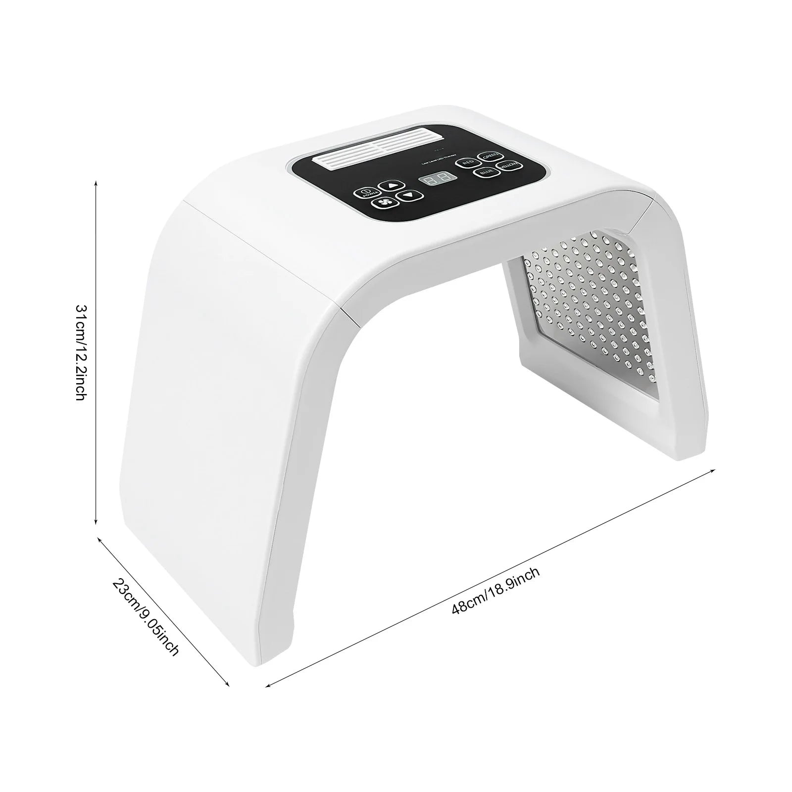 Professional 7-Color LED Phototherapy Facial Tunnel – 287 SMD LED Skin Rejuvenation & Anti-Aging Machine