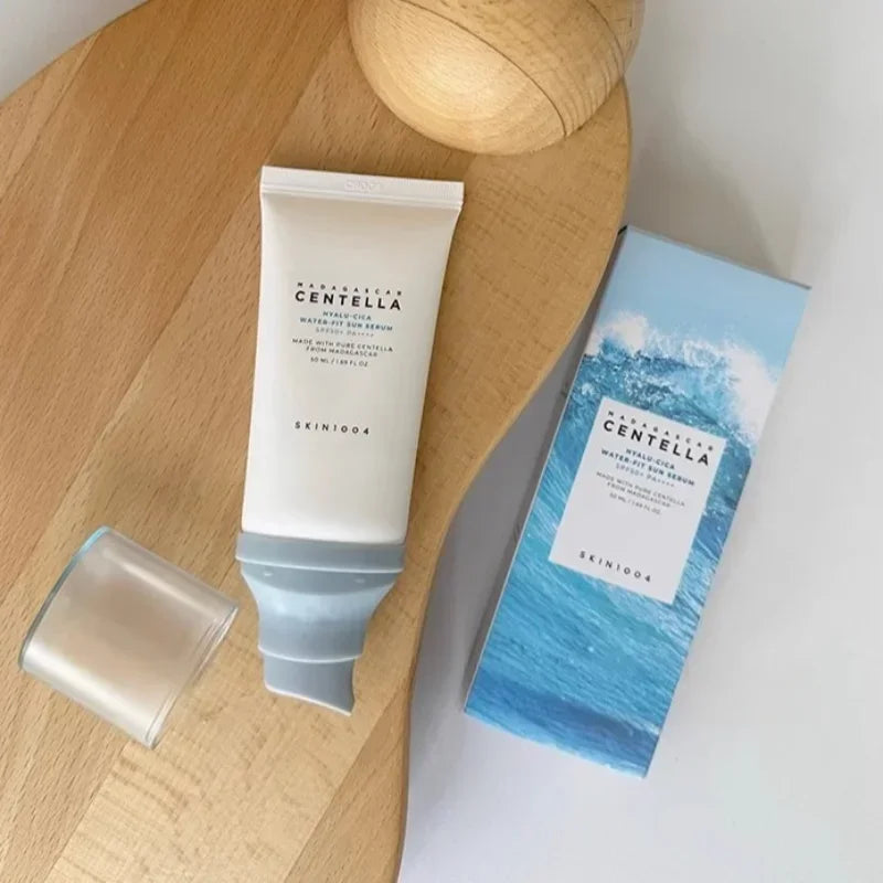 SKIN1004 Madagascar Centella Hyalu-Cica Water-Fit Sun Serum SPF50+ PA++++ (50ml) – Deep Hydration for Sensitive Skin