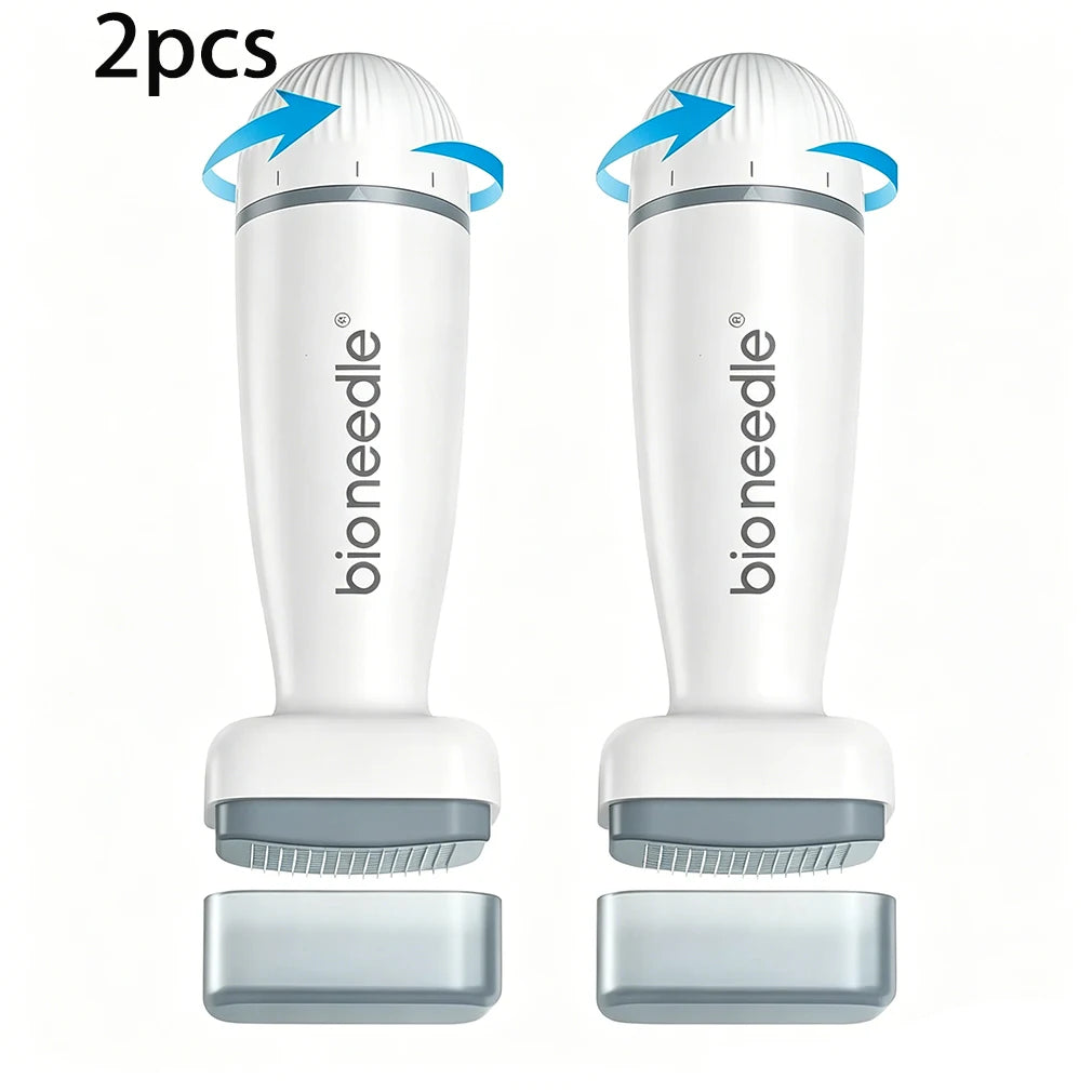 Bio Needle 120 Adjustable Microneedling Derma Stamp – Professional Hair Regrowth & Anti-Aging Skin Renewal System