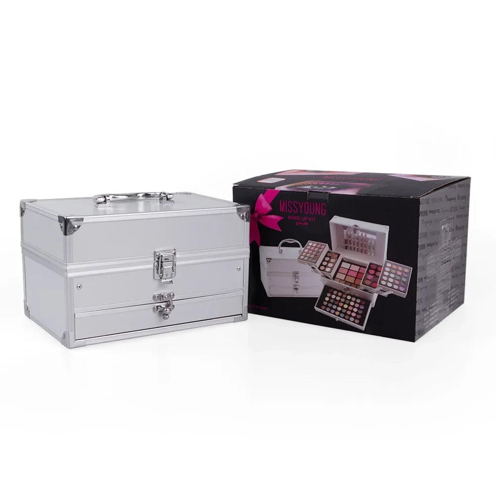 Ultimate All-in-One Professional Makeup Kit & Aluminum Vanity Case